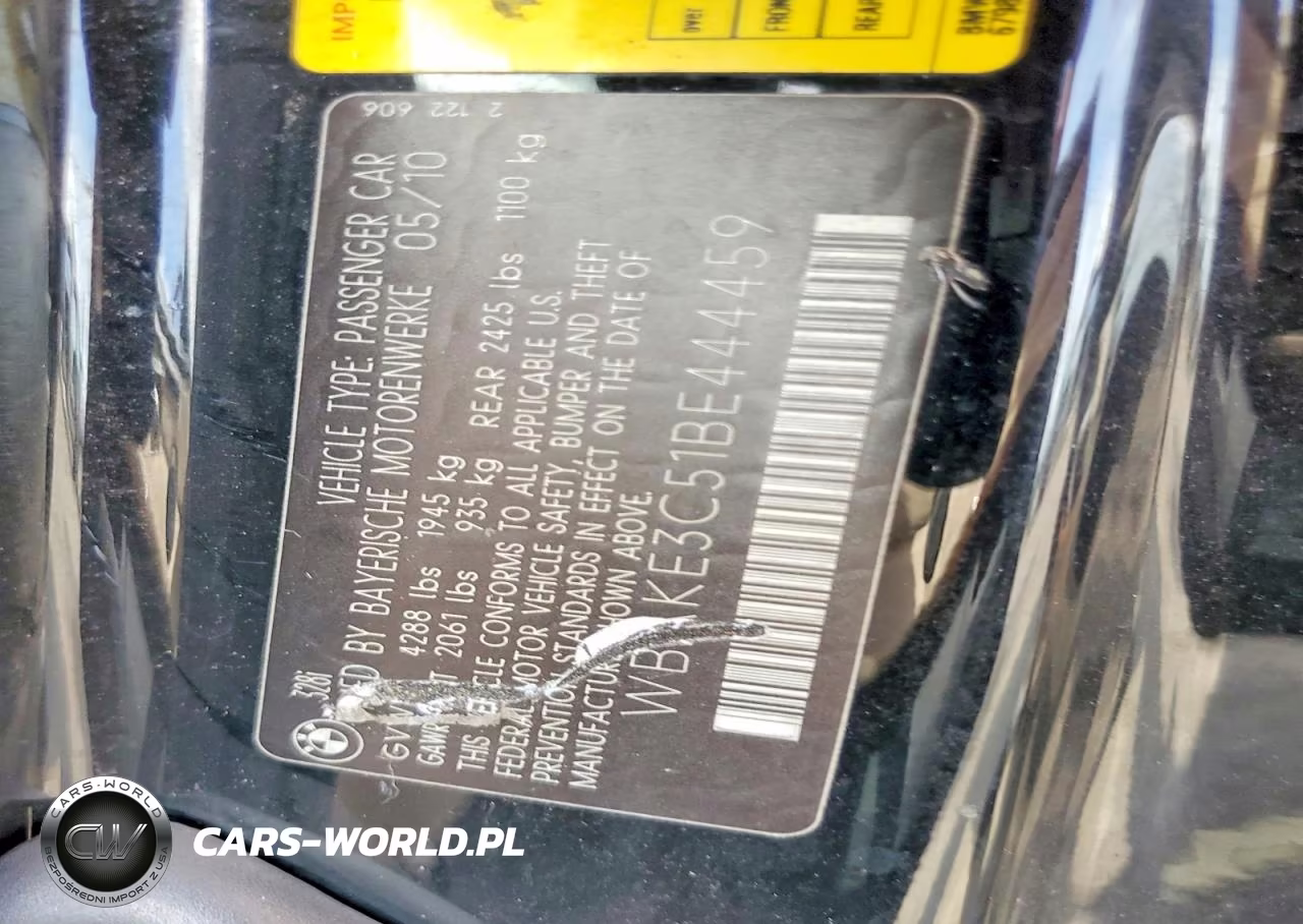 2011 BMW 328 I VIN:WBAKE3C51BE444459 - 13