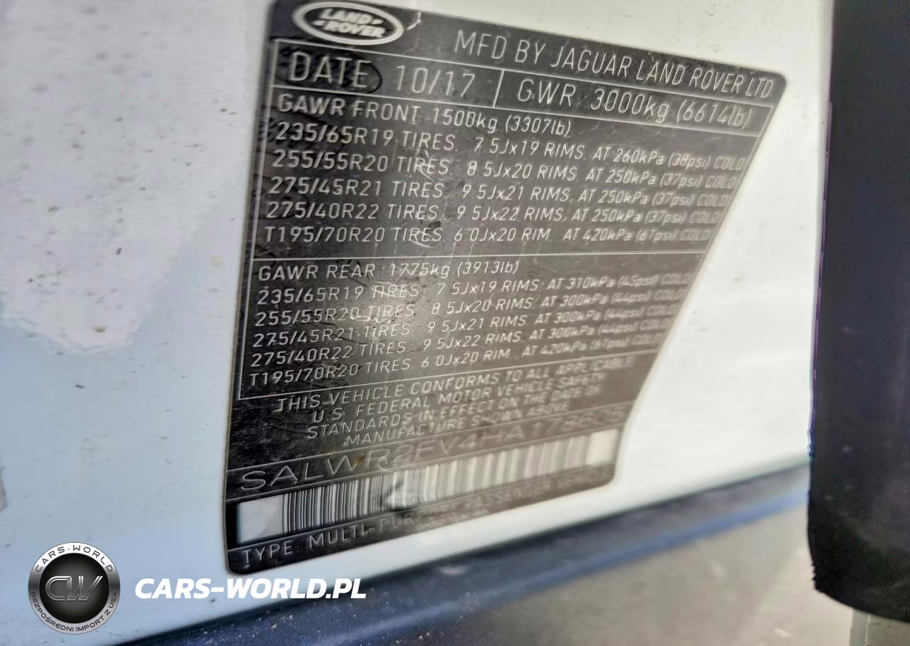 2017 Land Rover Range Rover Sport Hse VIN:SALWR2FV4HA178605 - 13