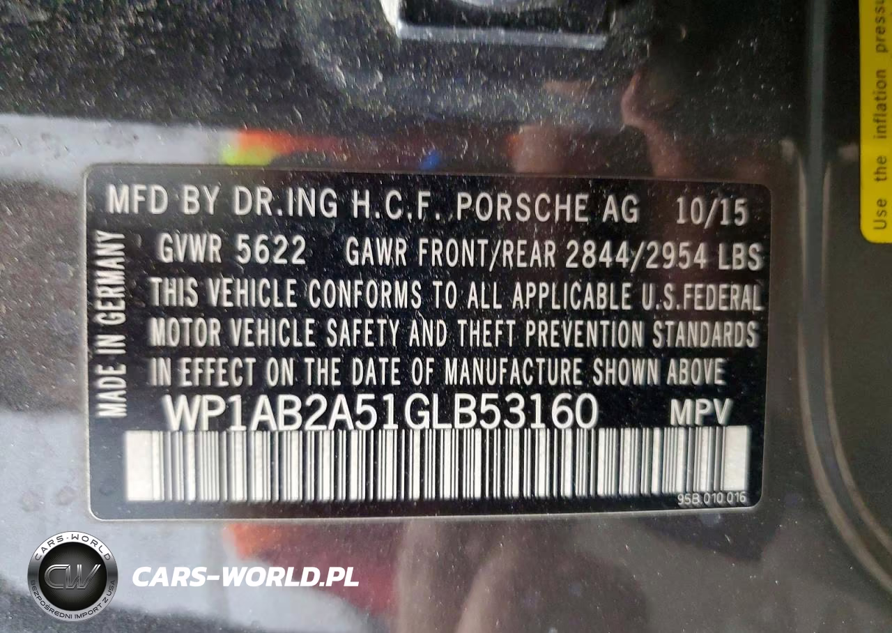 2016 Porsche Macan S VIN:WP1AB2A51GLB53160 - 13