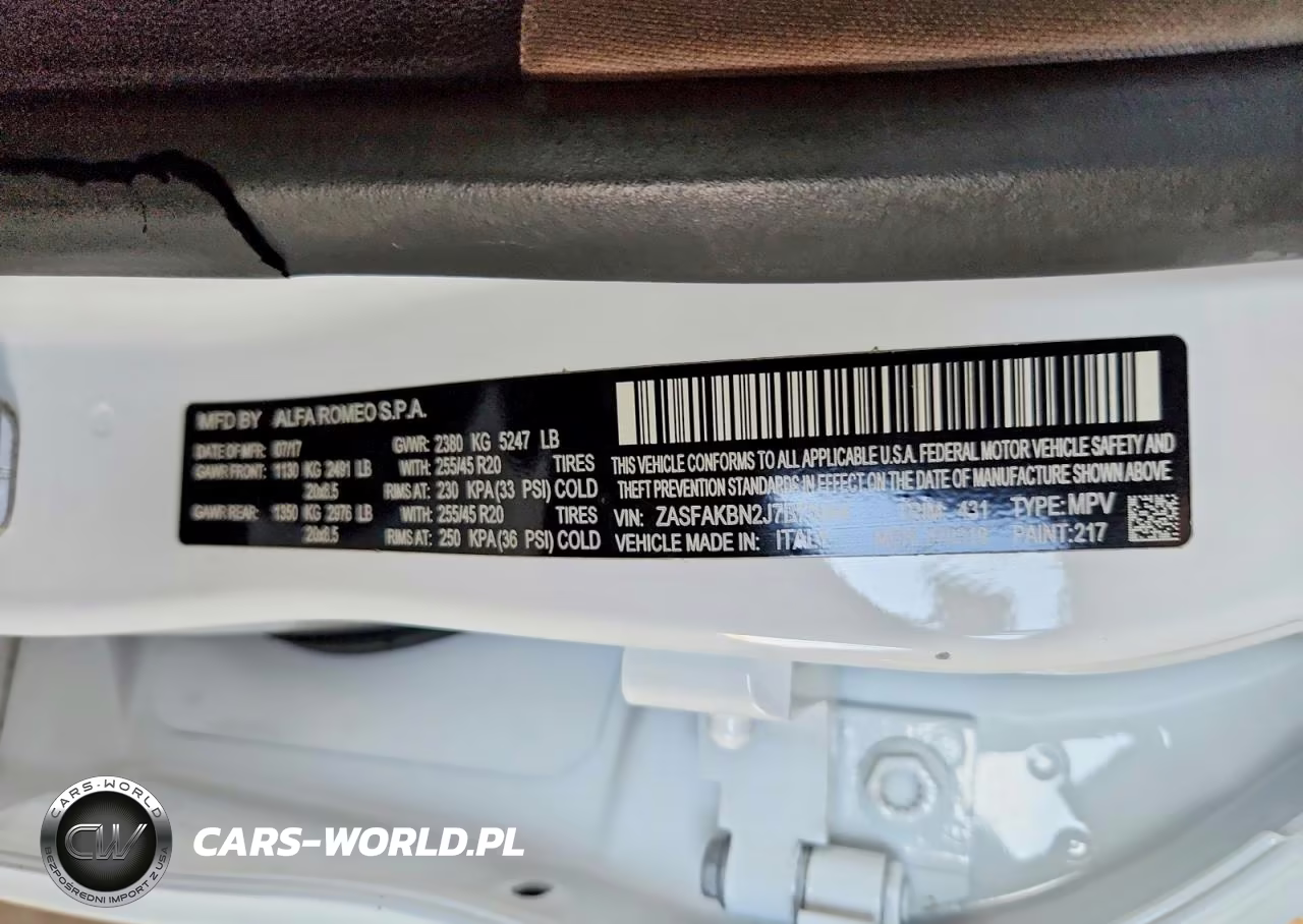 2018 Alfa Romeo Stelvio Ti VIN:ZASFAKBN2J7B75944 - 13