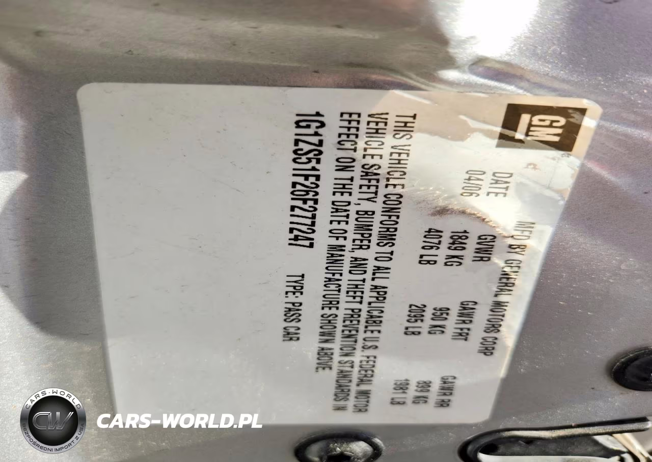 2006 Chevrolet Malibu Ls VIN:1G1ZS51F26F277247 - 12