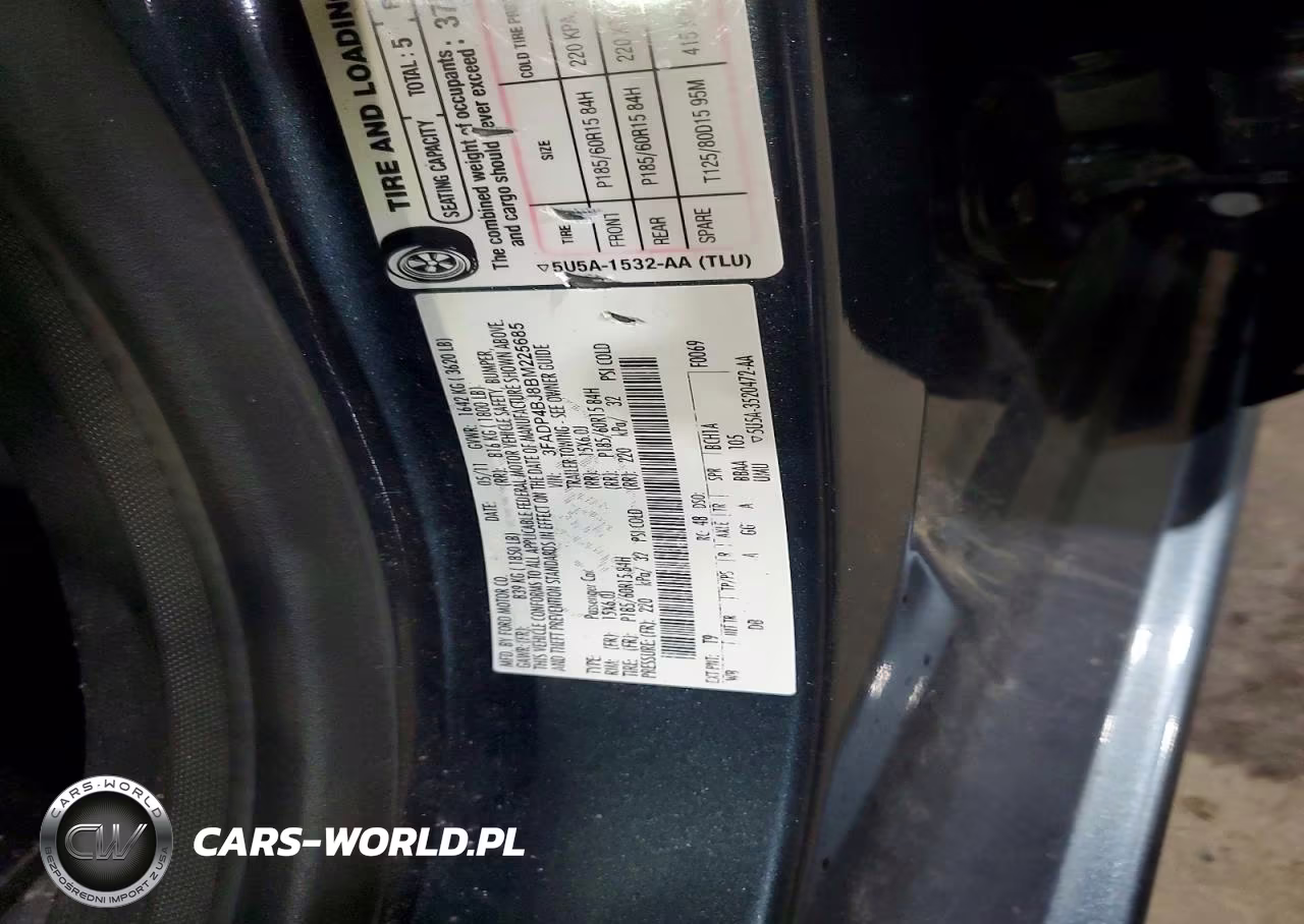 2011 Ford Fiesta Se VIN:3FADP4BJ8BM225685 - 12