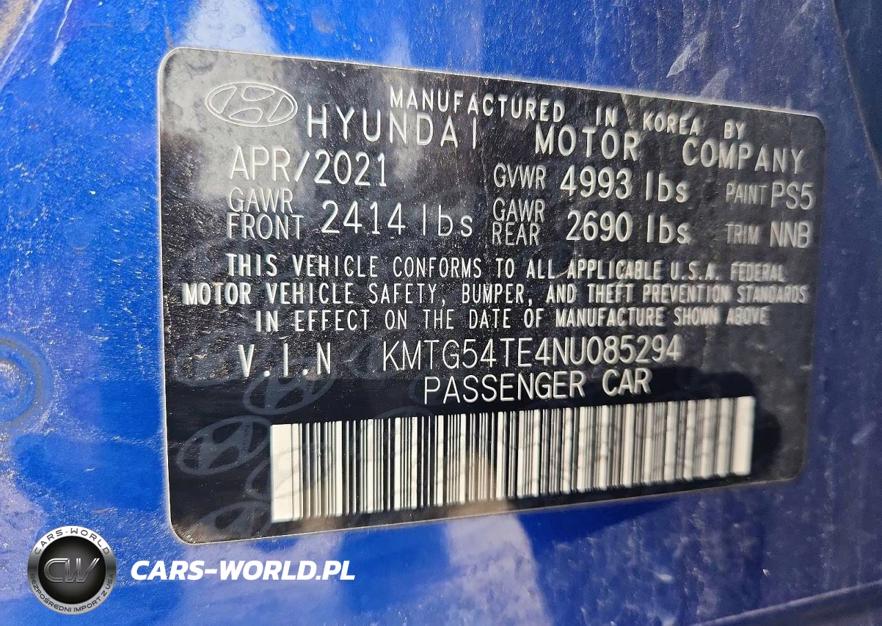 2022 Genesis G70 3.3T Standard VIN:KMTG54TE4NU085294 - 12