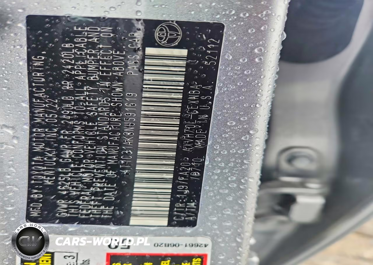 2022 Toyota Camry Le VIN:4T1C31AK8NU591619 - 12