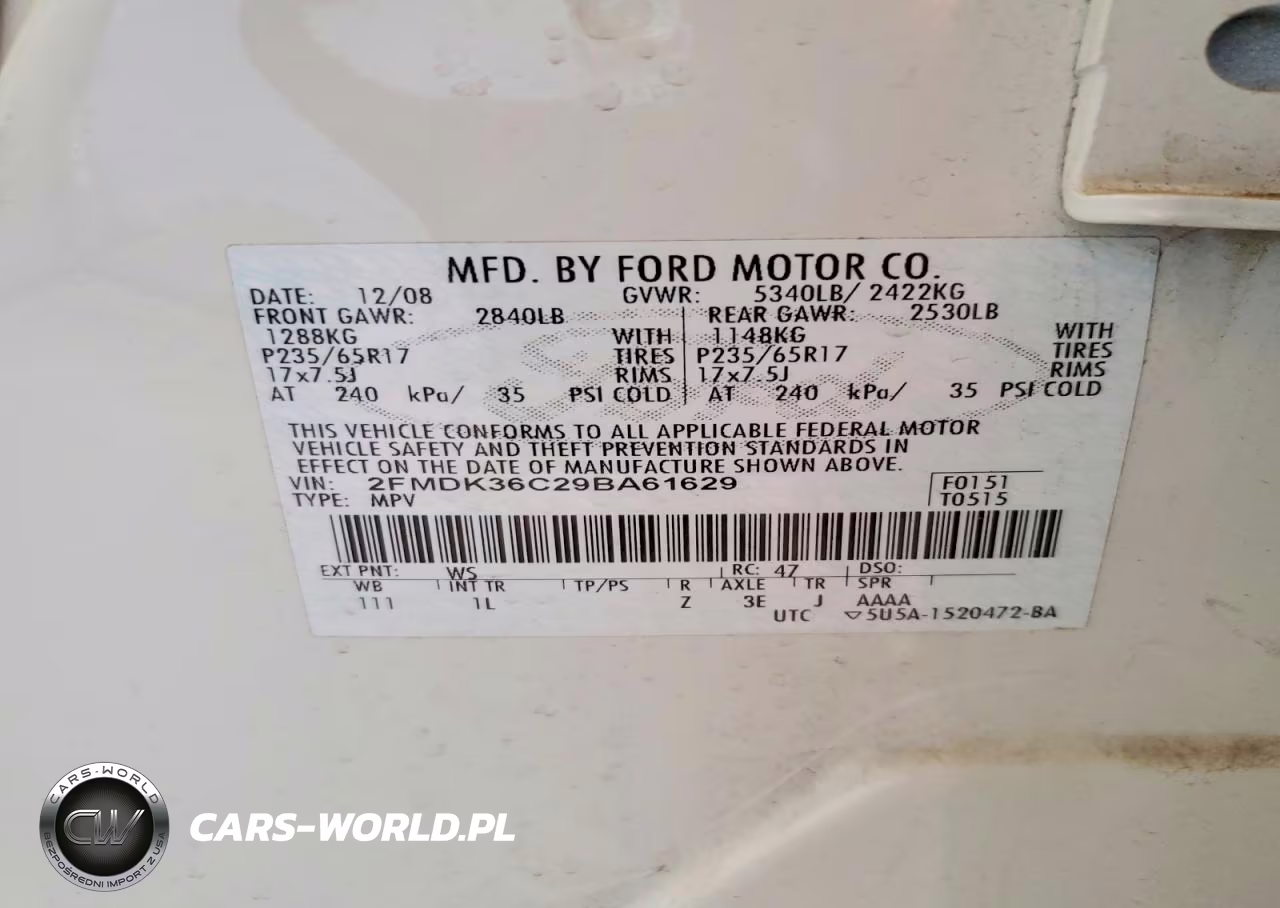 2009 Ford Edge Se VIN:2FMDK36C29BA61629 - 13