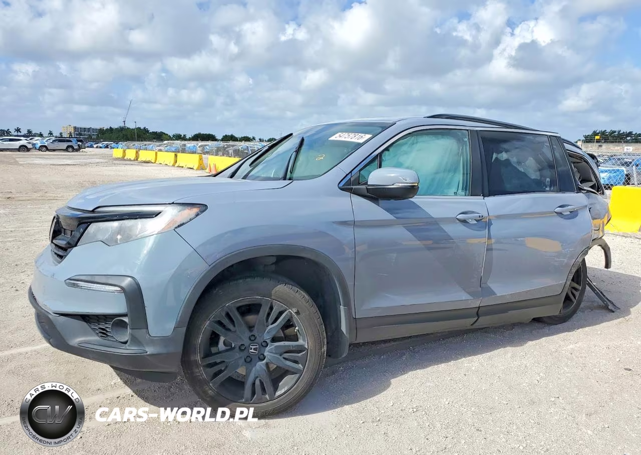 2022 Honda Pilot Se VIN:5FNYF5H27NB022817 - 1