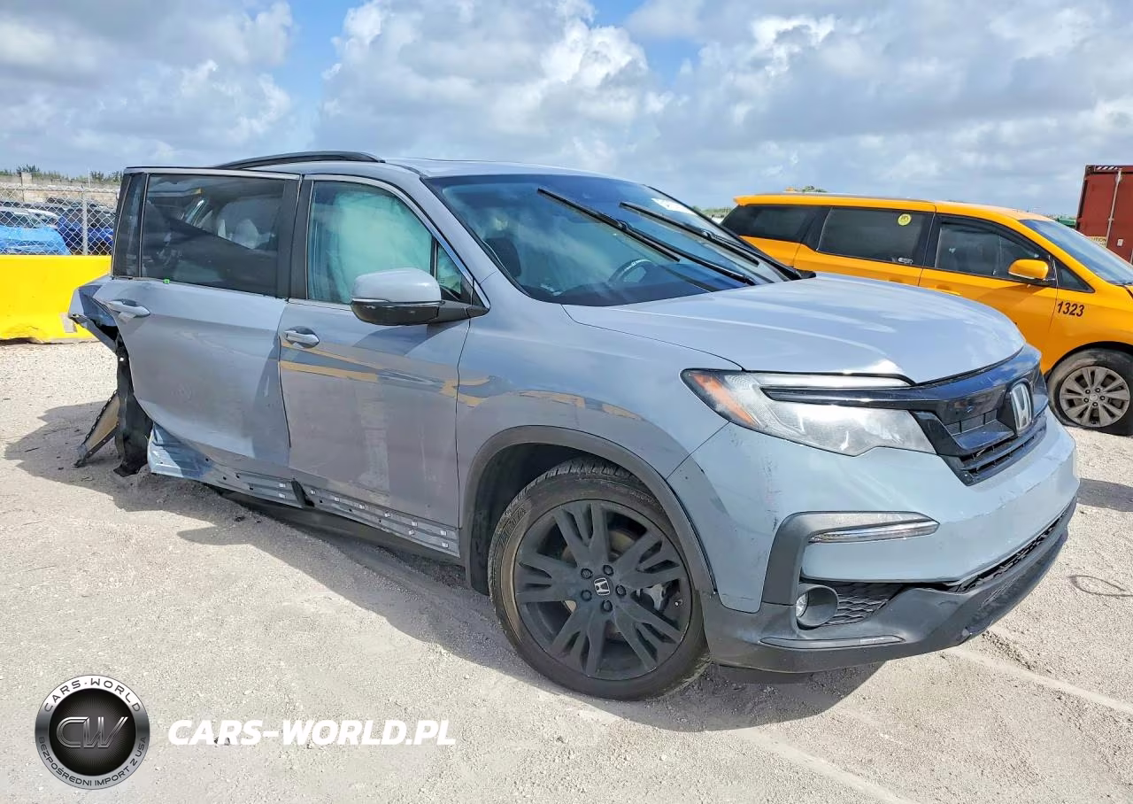 2022 Honda Pilot Se VIN:5FNYF5H27NB022817 - 4
