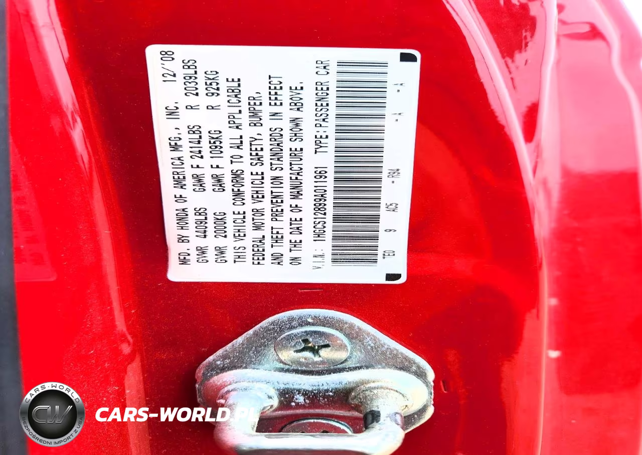 2009 Honda Accord Exl VIN:1HGCS12899A011961 - 12