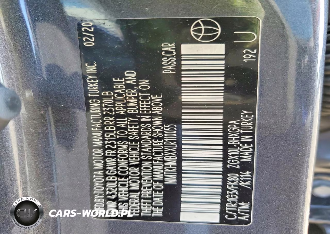 2020 Toyota C-Hr Xle VIN:NMTKHMBXXLR110055 - 12