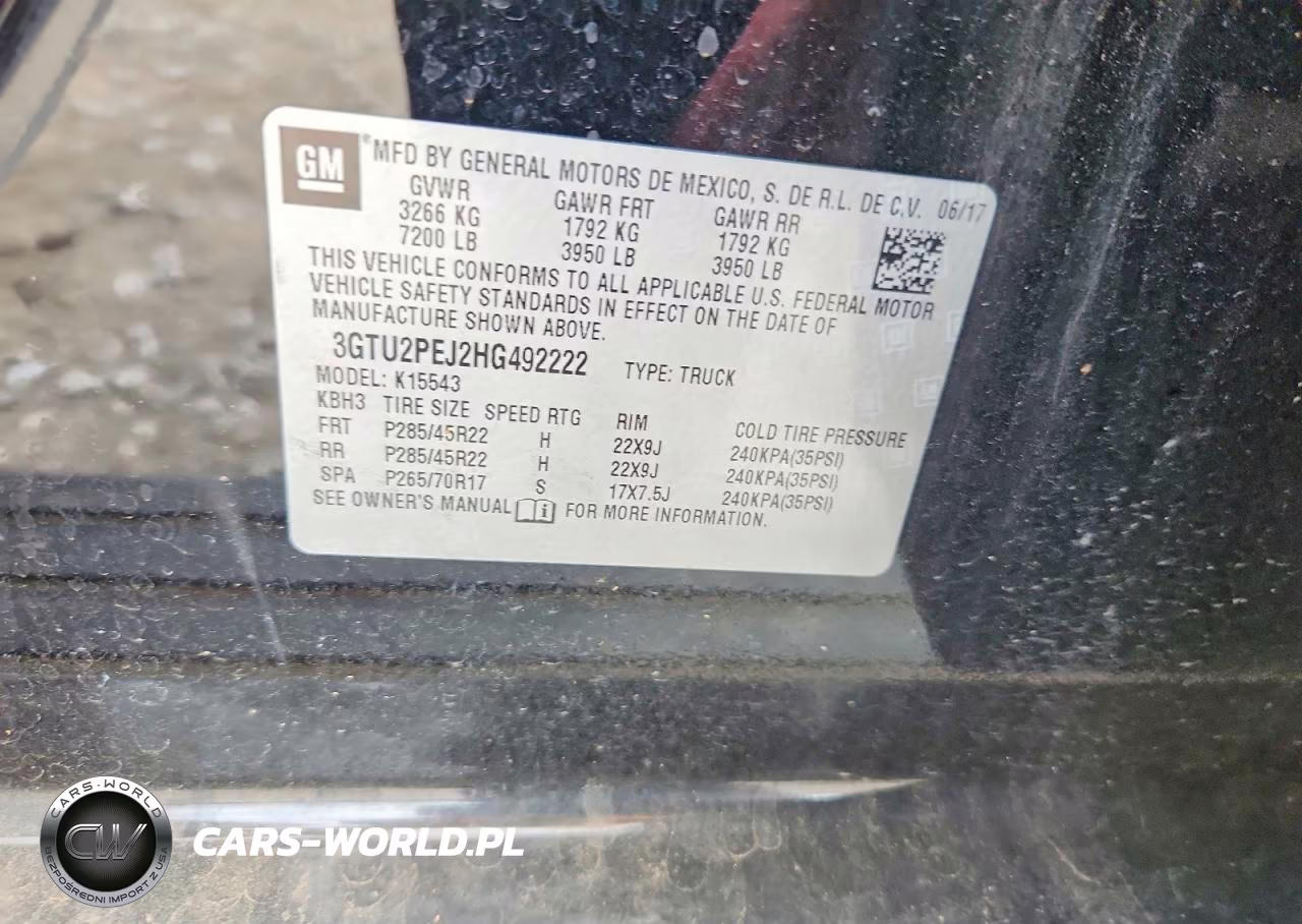 2017 GMC Sierra K1500 Denali VIN:3GTU2PEJ2HG492222 - 12