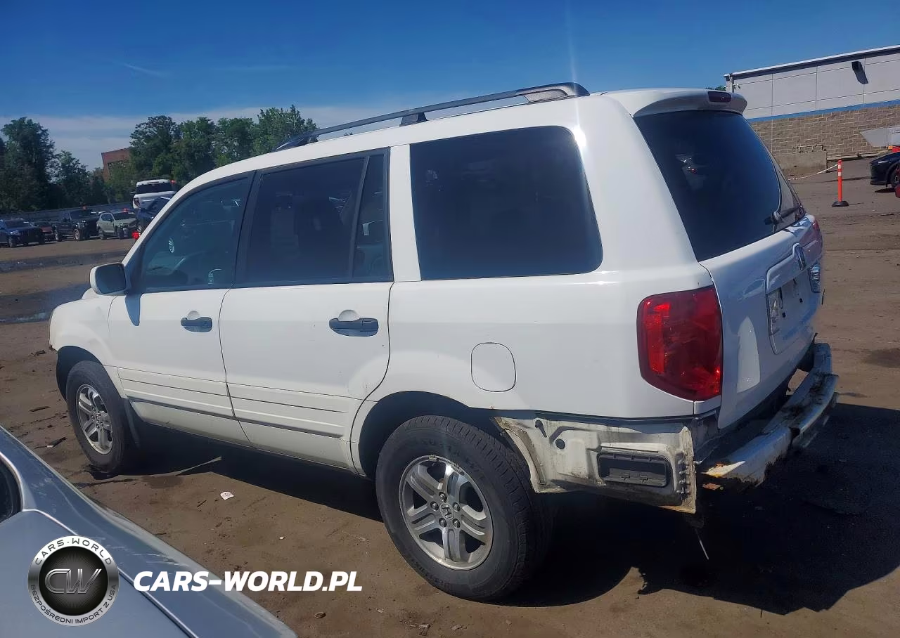 2005 Honda Pilot Exl VIN:2HKYF18575H547266 - 2