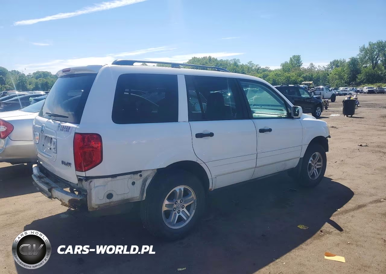 2005 Honda Pilot Exl VIN:2HKYF18575H547266 - 3