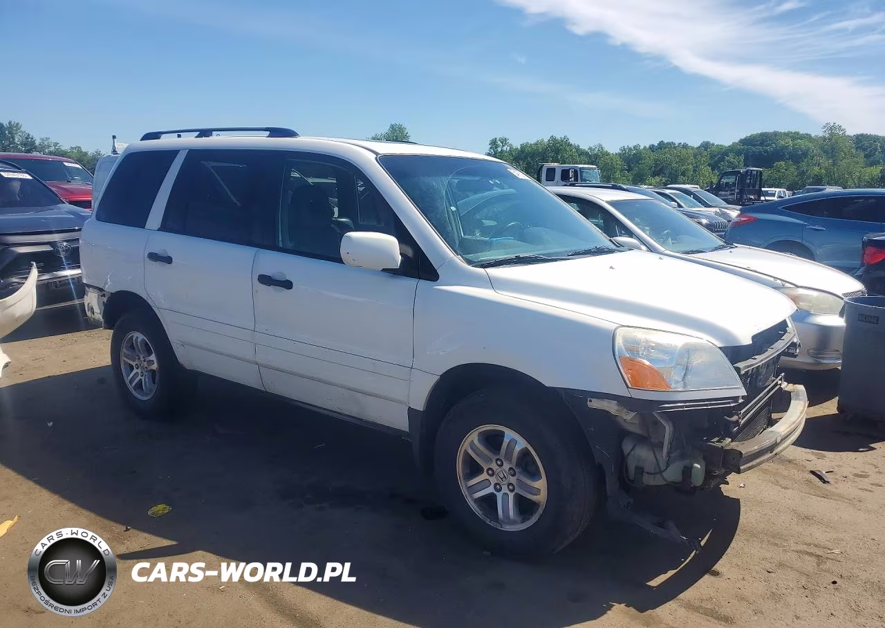 2005 Honda Pilot Exl VIN:2HKYF18575H547266 - 4
