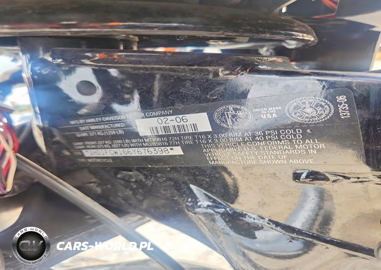 2006 Harley-Davidson Flhtcui VIN:1HD1FCW166Y676398 - 8