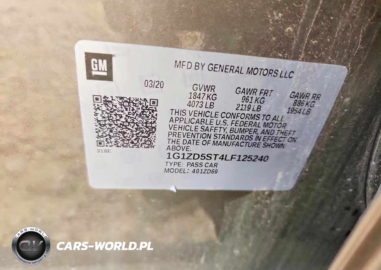 2020 Chevrolet Malibu Lt VIN:1G1ZD5ST4LF125240 - 12