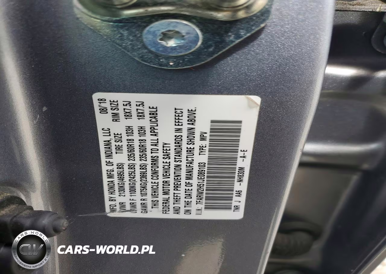 2018 Honda Cr-V Ex VIN:7FARW2H51JE089103 - 13