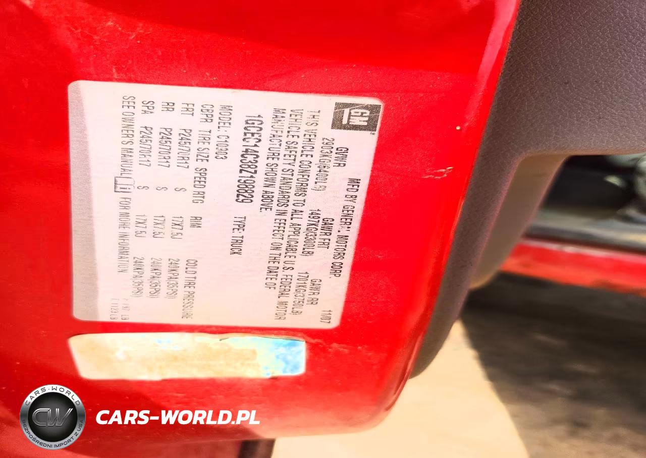 2008 Chevrolet Silverado C1500 VIN:1GCEC14C38Z198829 - 12