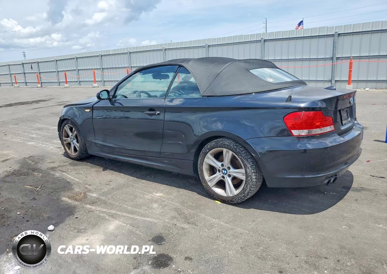 2008 BMW 128 I VIN:WBAUL73598VE89506 - 2