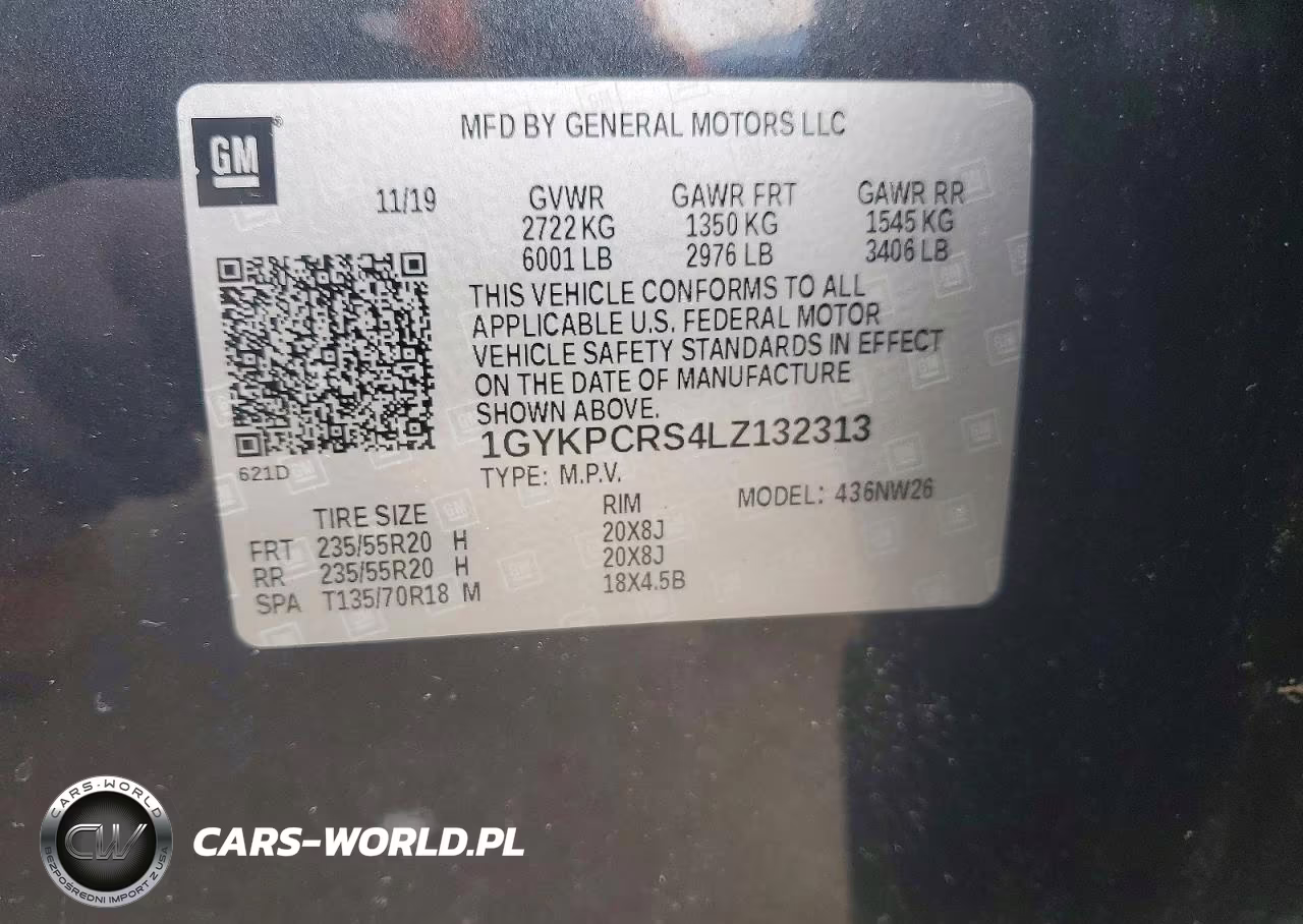 2020 Cadillac Xt6 Premium Luxury VIN:1GYKPCRS4LZ132313 - 13
