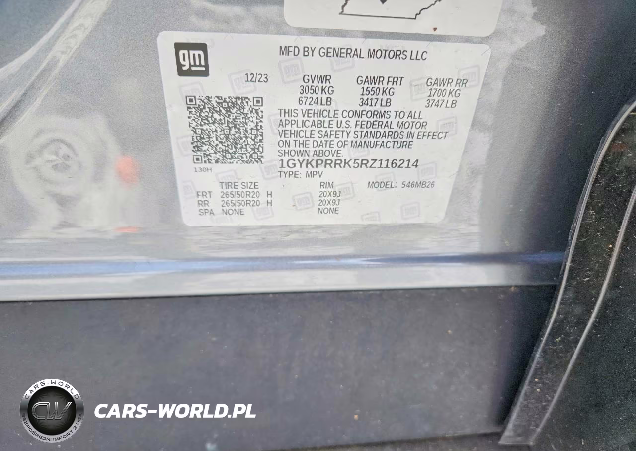 2024 Cadillac Lyriq Luxury VIN:1GYKPRRK5RZ116214 - 13