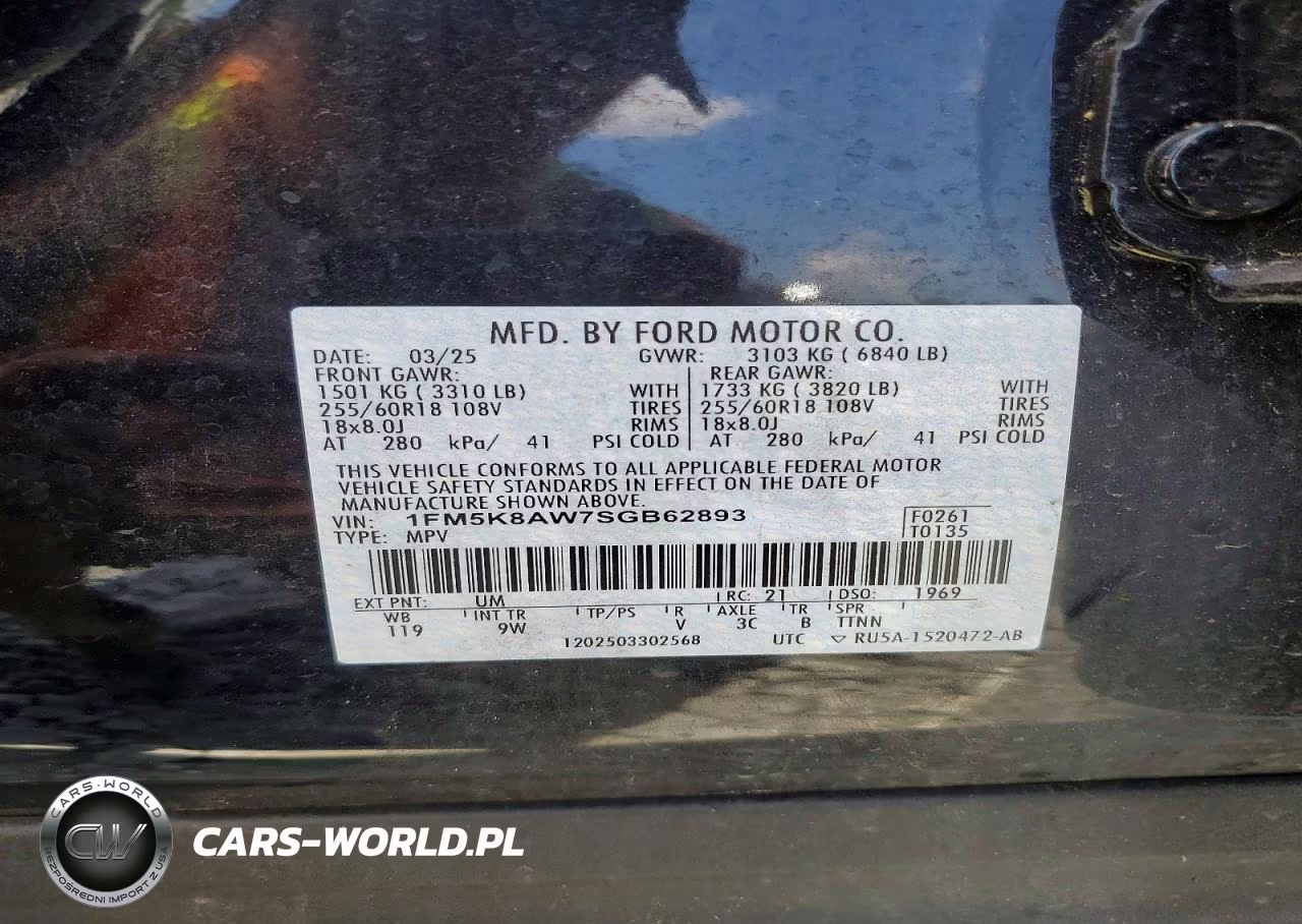2025 Ford Explorer Police Interceptor VIN:1FM5K8AW7SGB62893 - 12