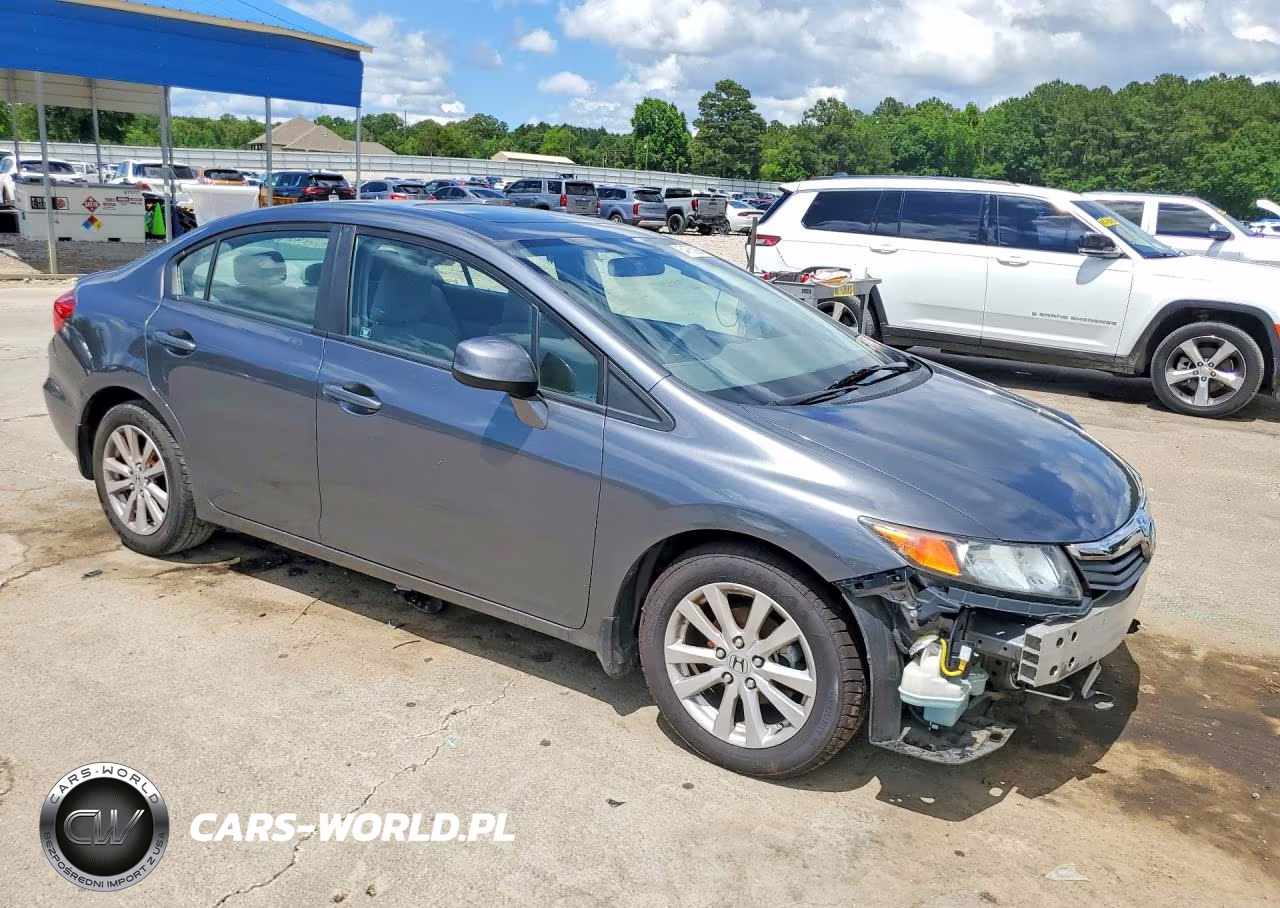 2012 Honda Civic Ex VIN:2HGFB2F87CH315330 - 4