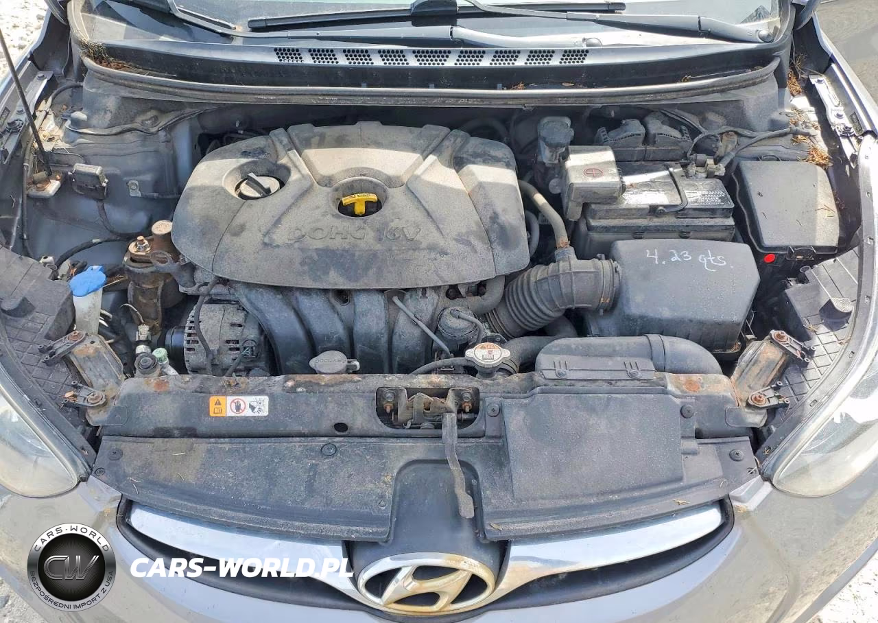 2013 Hyundai Elantra Gls VIN:5NPDH4AE0DH435332 - 11