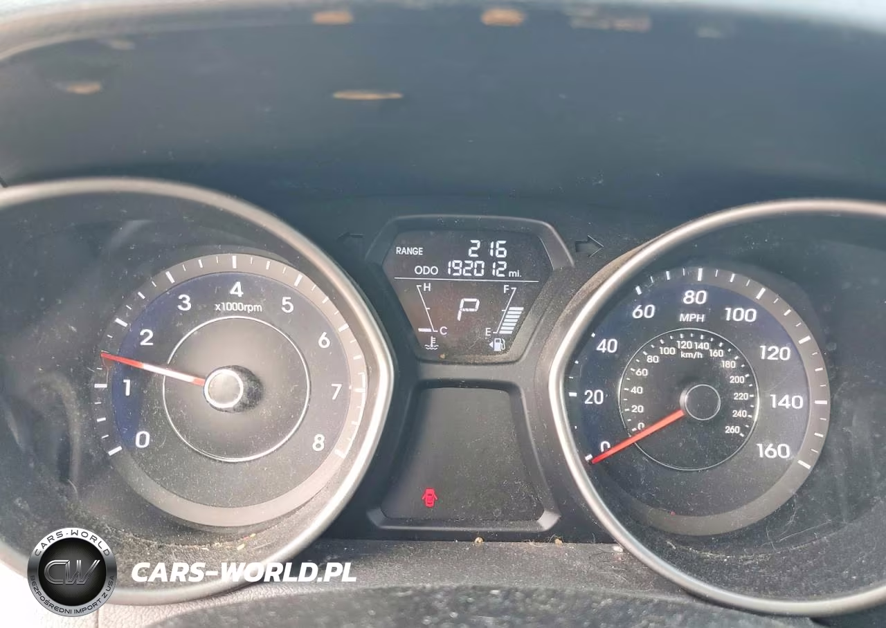 2013 Hyundai Elantra Gls VIN:5NPDH4AE0DH435332 - 9