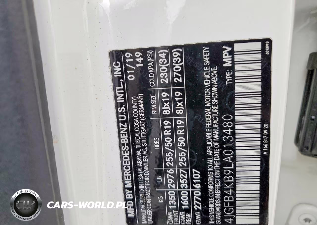 2020 Mercedes-Benz Gle 350 4Matic VIN:4JGFB4KB9LA013480 - 13