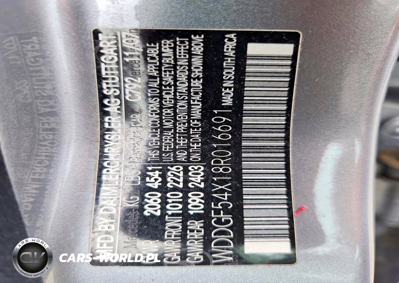 2008 Mercedes-Benz C 300 VIN:WDDGF54X18R016691 - 12