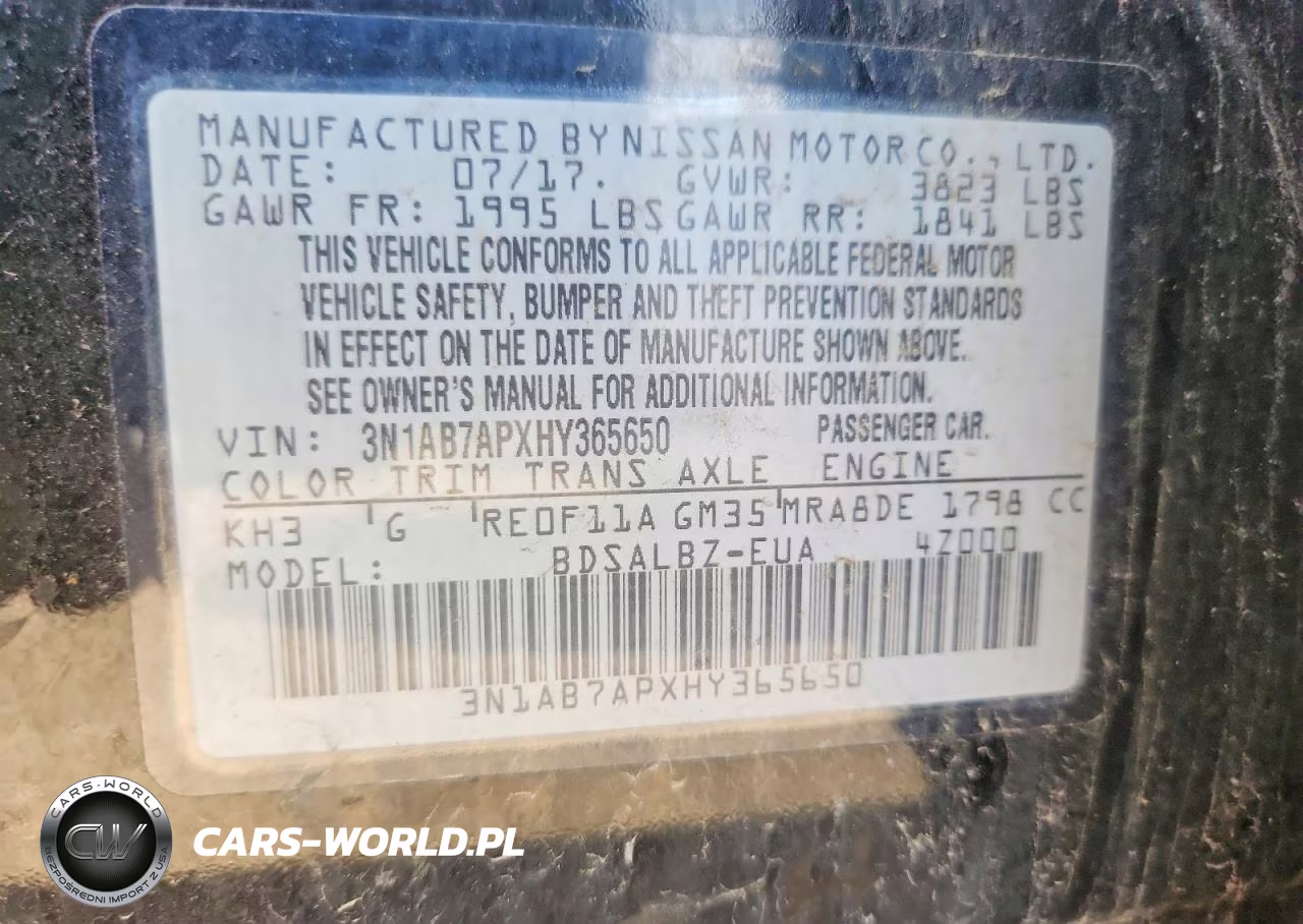 2017 Nissan Sentra S VIN:3N1AB7APXHY365650 - 12