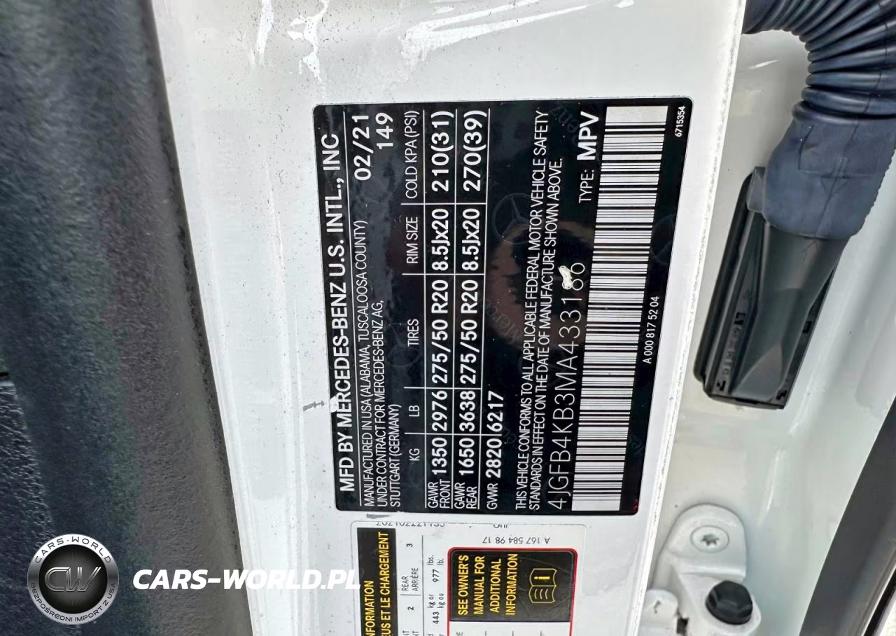 2021 Mercedes-Benz Gle 350 4Matic VIN:4JGFB4KB3MA433186 - 10