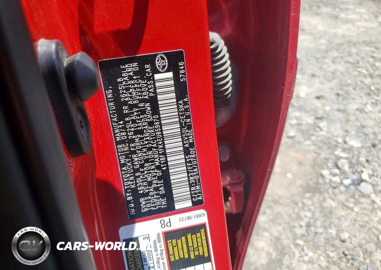 2014 Toyota Camry Se Sport VIN:4T1BF1FK4EU859870 - 12