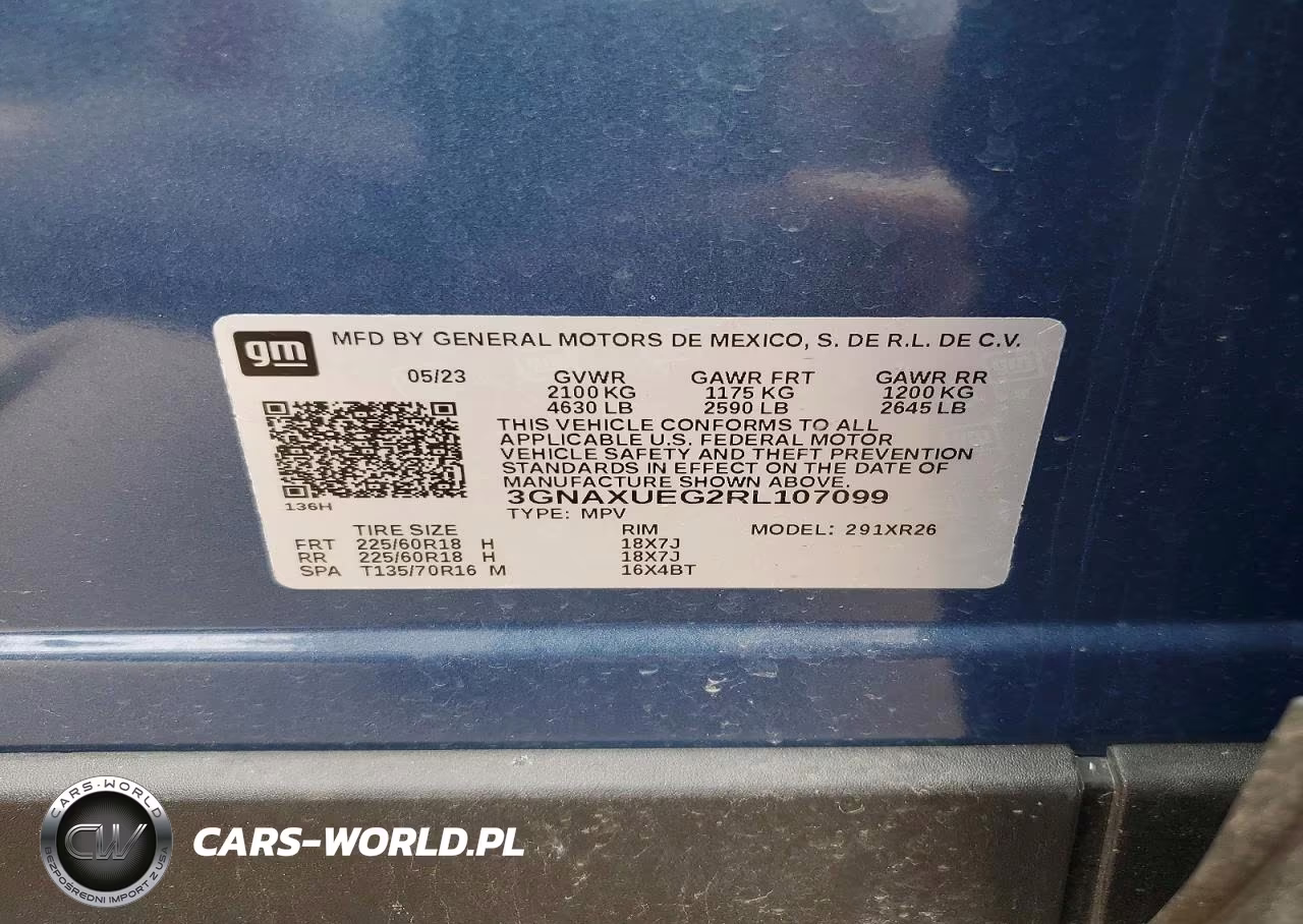2024 Chevrolet Equinox Lt VIN:3GNAXUEG2RL107099 - 13