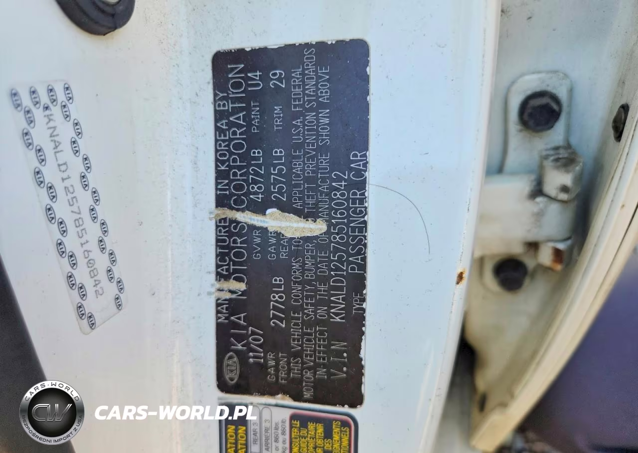 2008 Kia Amanti Base VIN:KNALD125785160842 - 12