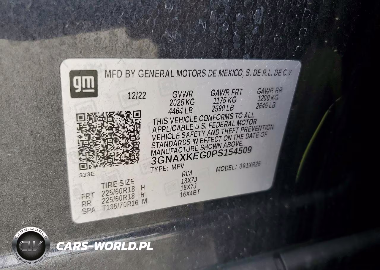 2023 Chevrolet Equinox Lt VIN:3GNAXKEG0PS154509 - 12