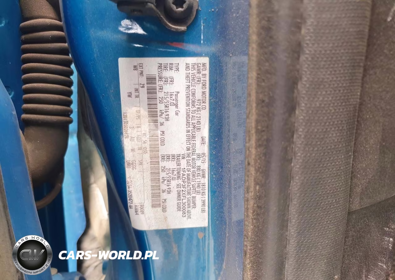 2015 Ford Focus VIN:1FADP3F2XFL300083 - 13
