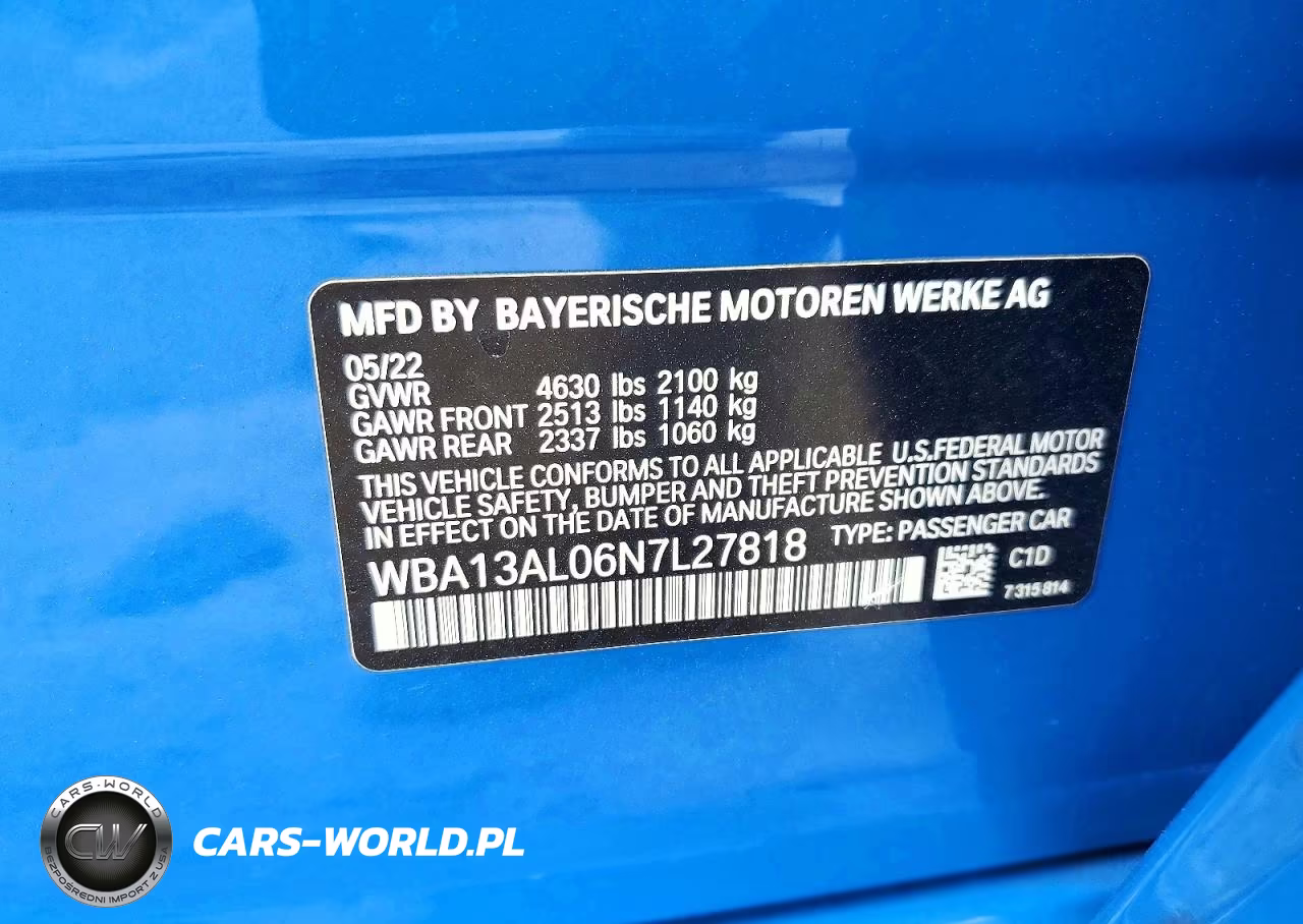 2022 BMW M235Xi VIN:WBA13AL06N7L27818 - 12