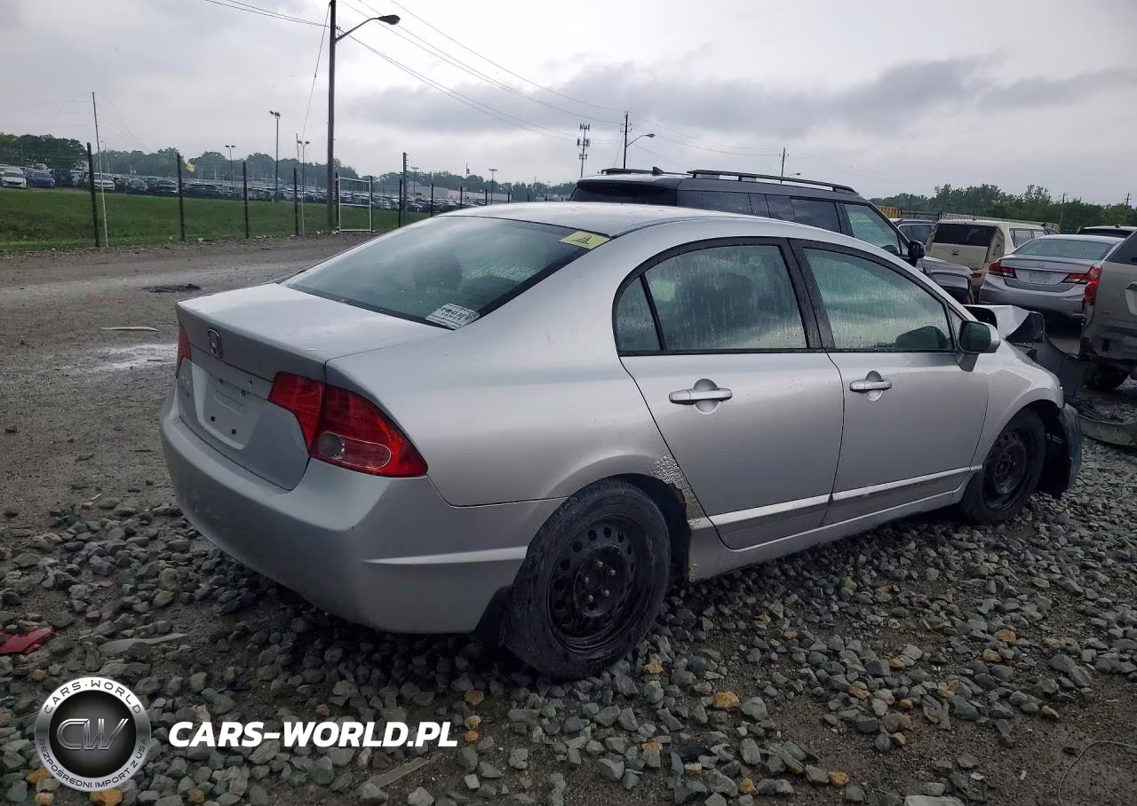 2007 Honda Civic Lx VIN:1HGFA16587L013637 - 3