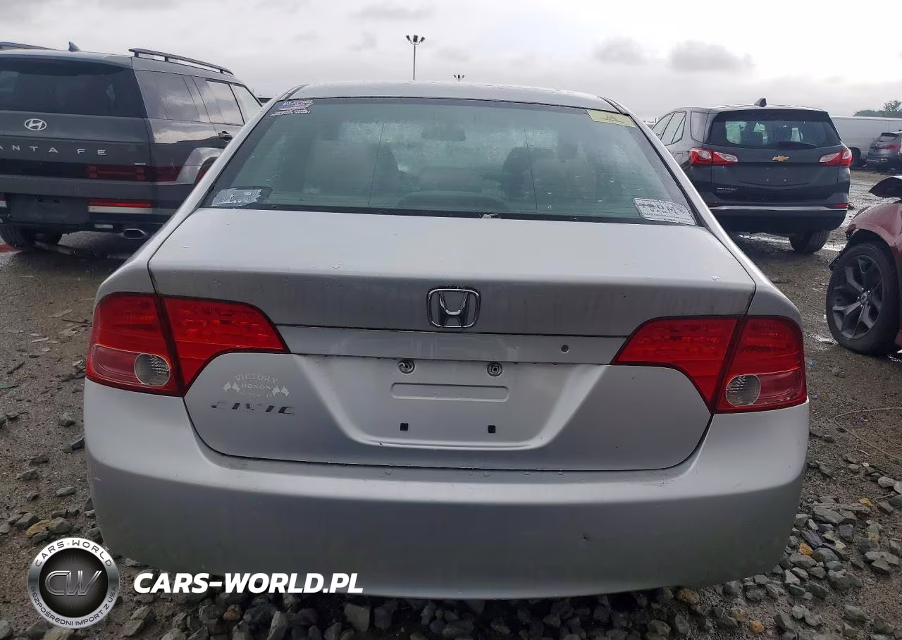 2007 Honda Civic Lx VIN:1HGFA16587L013637 - 6
