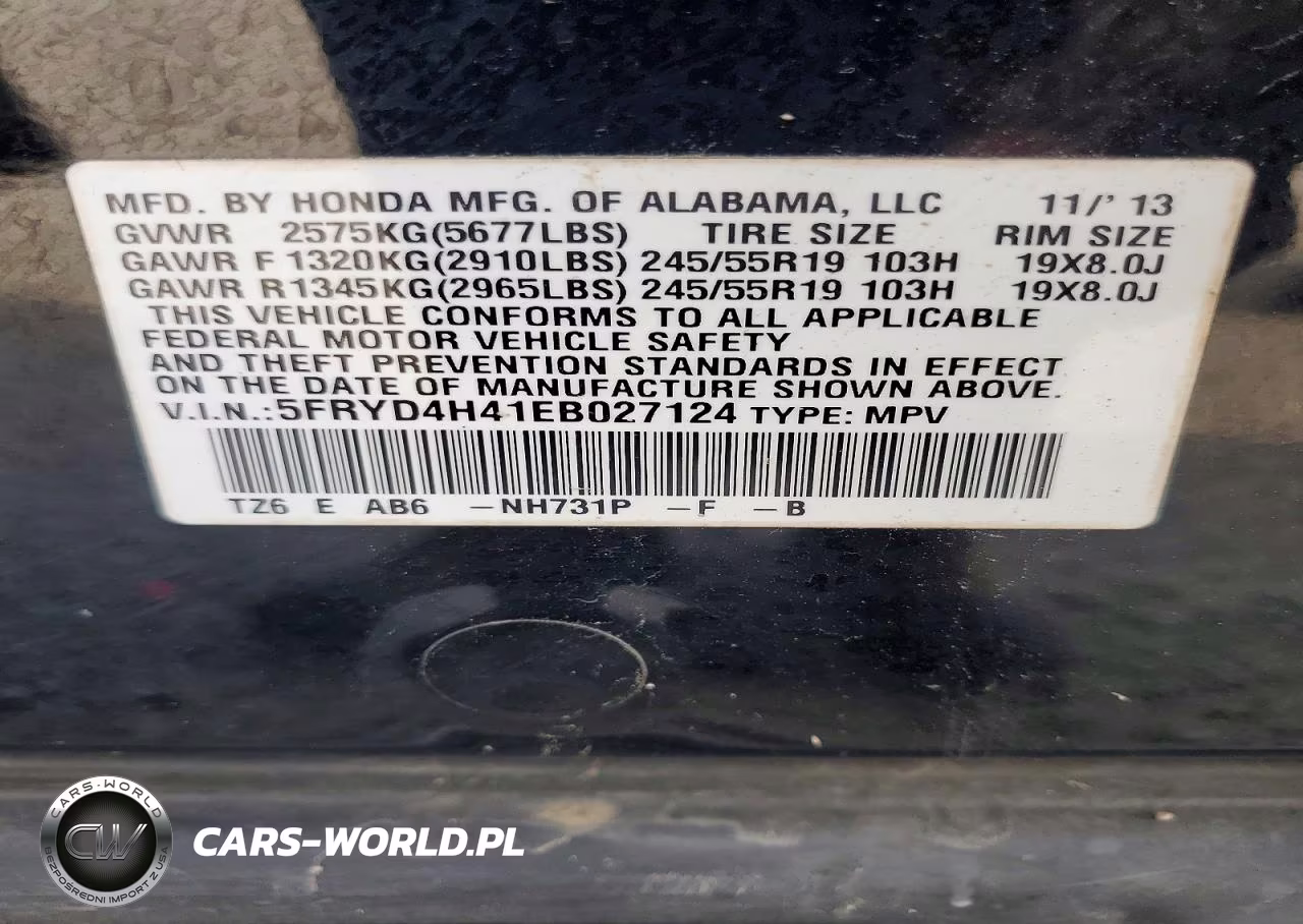 2014 Acura Mdx Technology VIN:5FRYD4H41EB027124 - 13