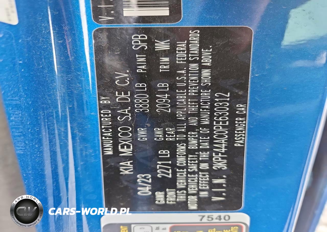 2023 Kia Forte Gt VIN:3KPF44AC0PE630312 - 13