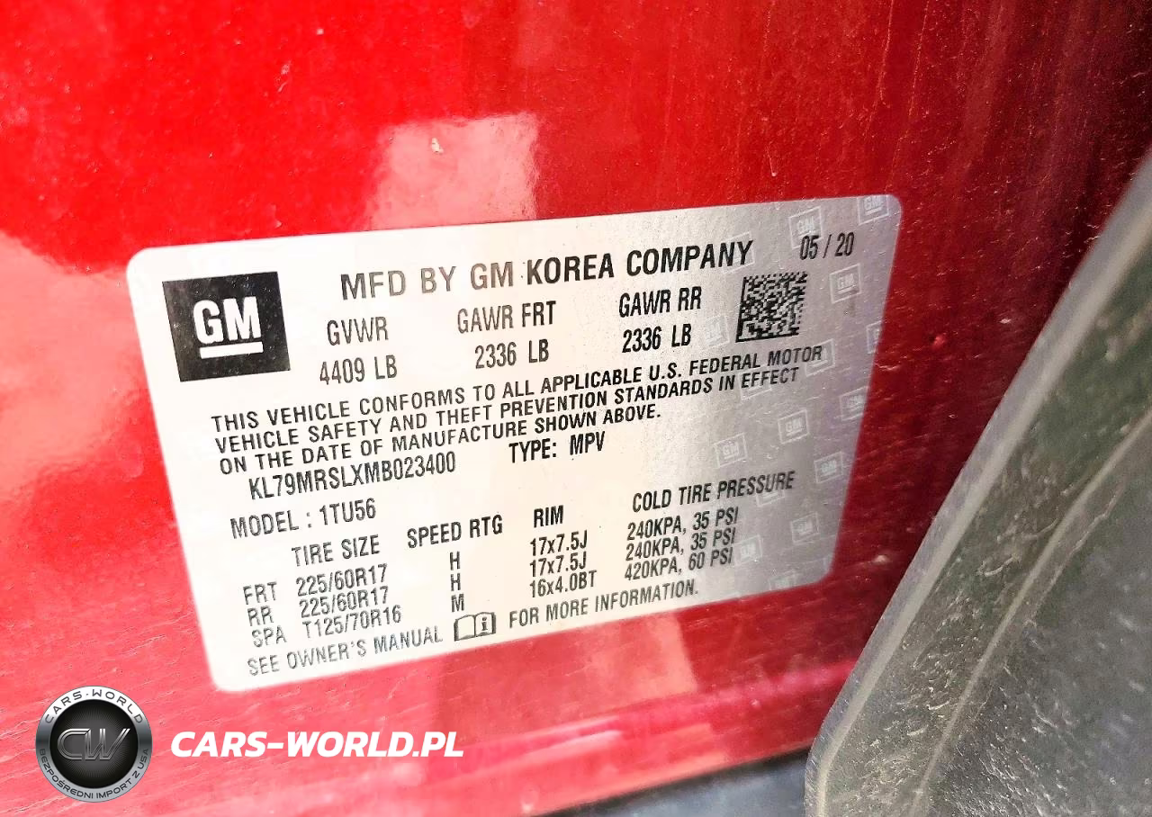 2021 Chevrolet Trailblazer Lt VIN:KL79MRSLXMB023400 - 14