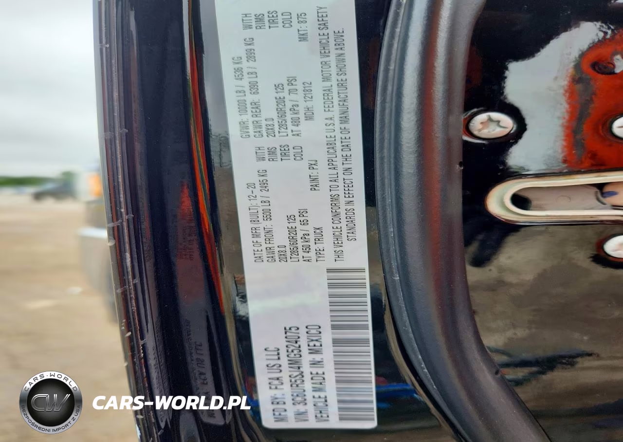 2021 Ram 2500 Limited VIN:3C6UR5SJ4MG524075 - 12