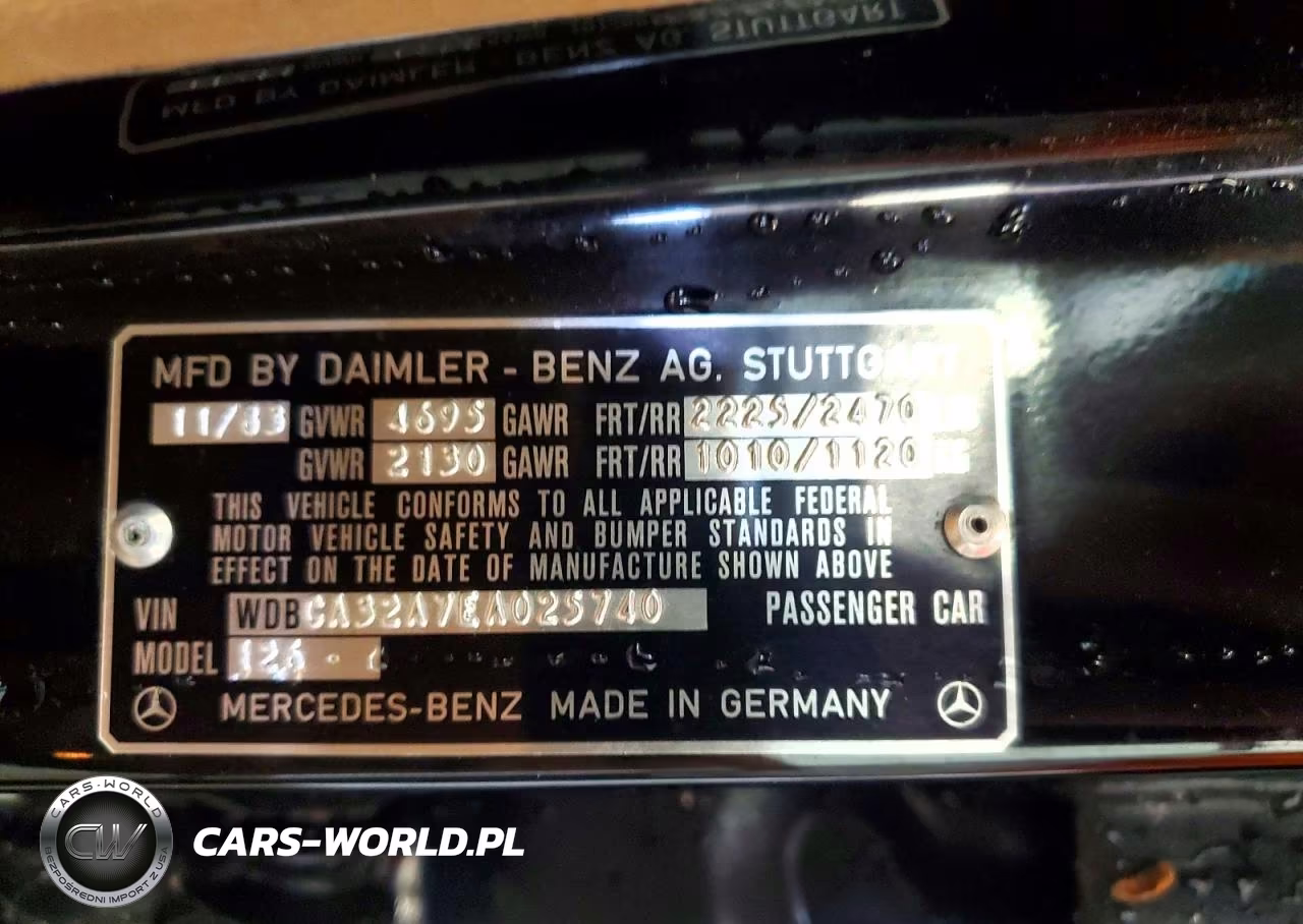 1984 Mercedes-Benz 380 Se VIN:WDBCA32A7EA025740 - 12