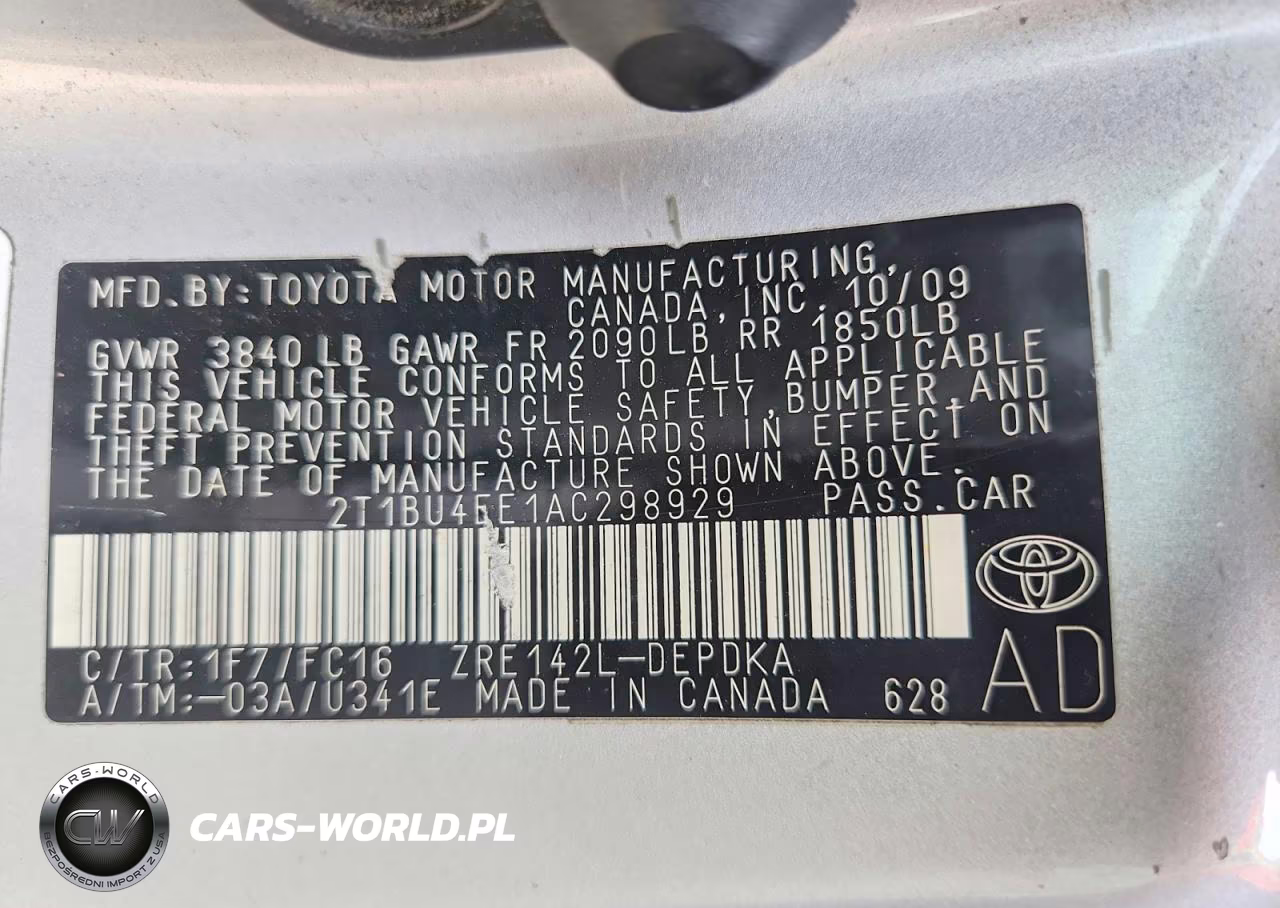 2010 Toyota Corolla Le VIN:2T1BU4EE1AC298929 - 12