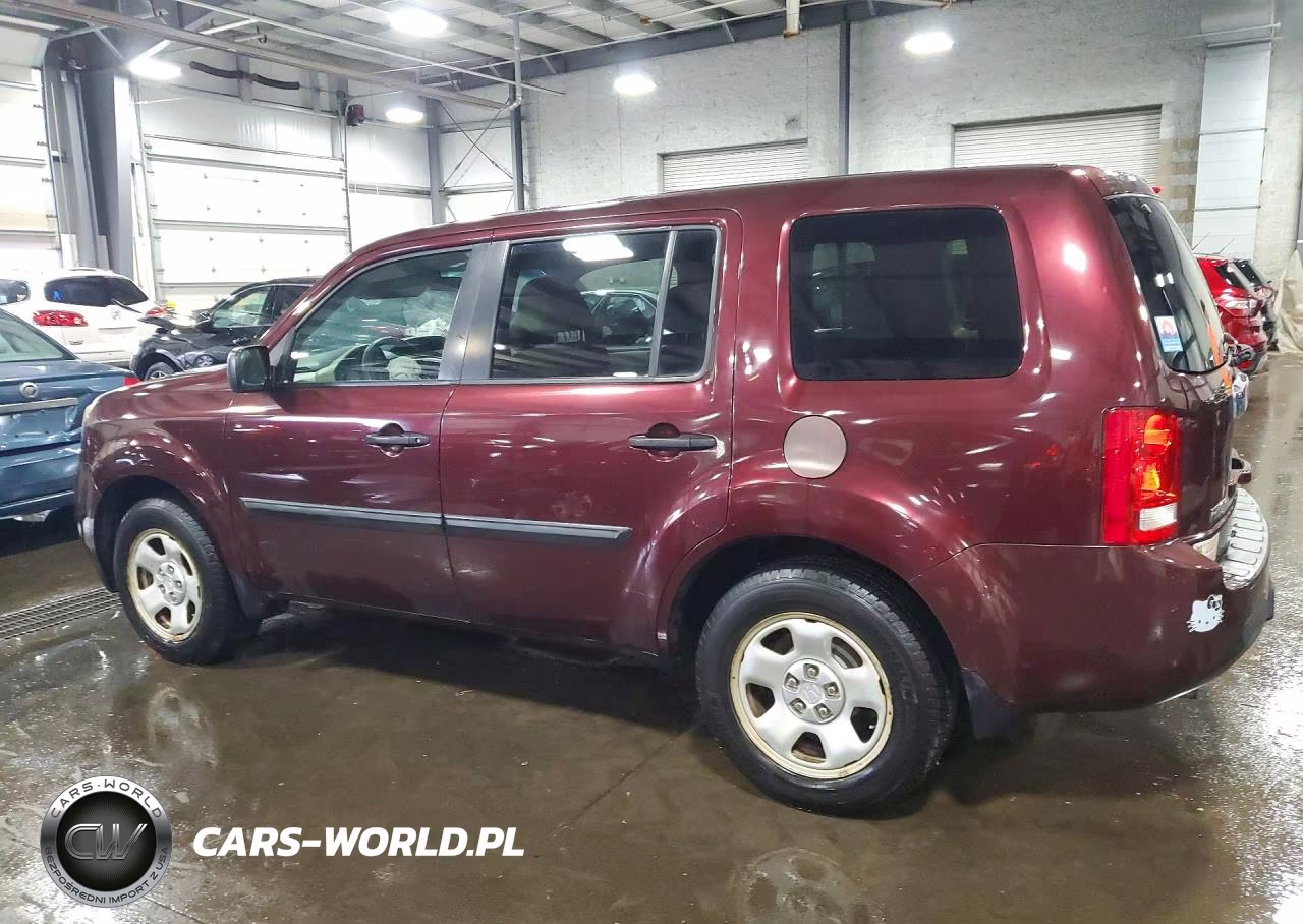 2015 Honda Pilot Lx VIN:5FNYF4H28FB020876 - 2