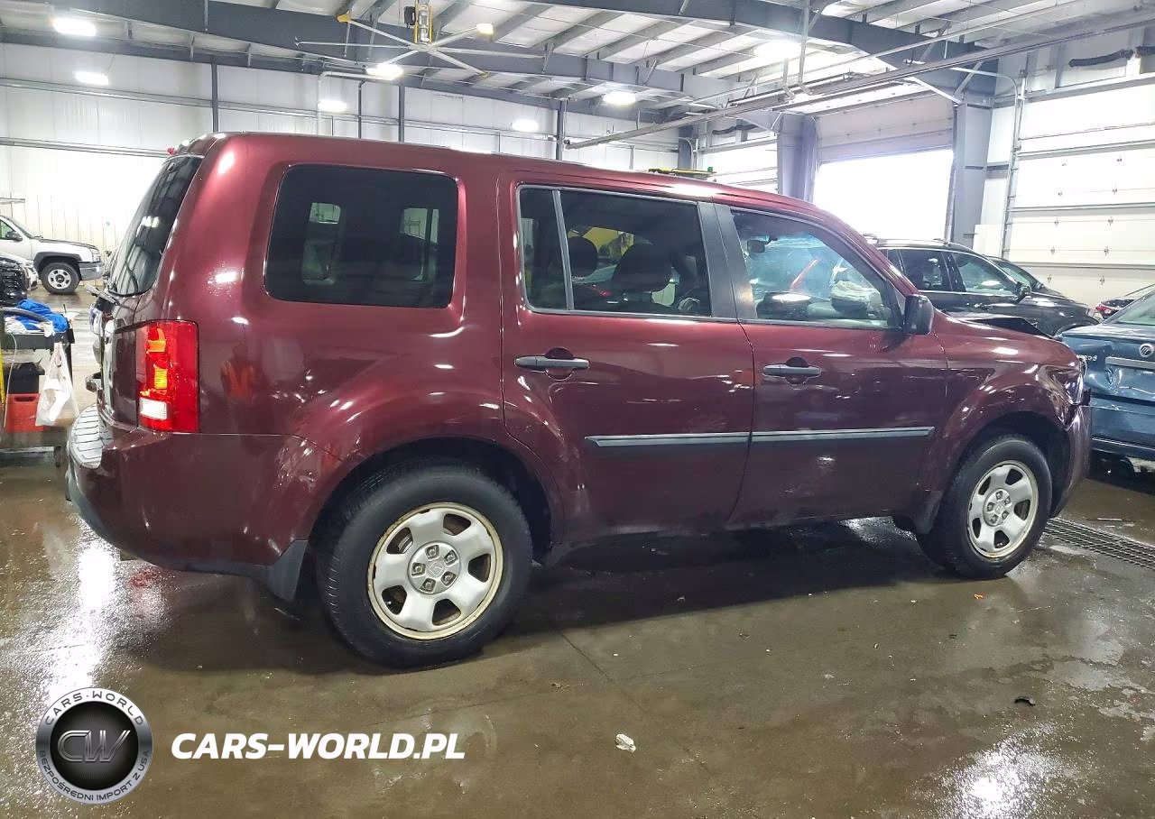 2015 Honda Pilot Lx VIN:5FNYF4H28FB020876 - 3