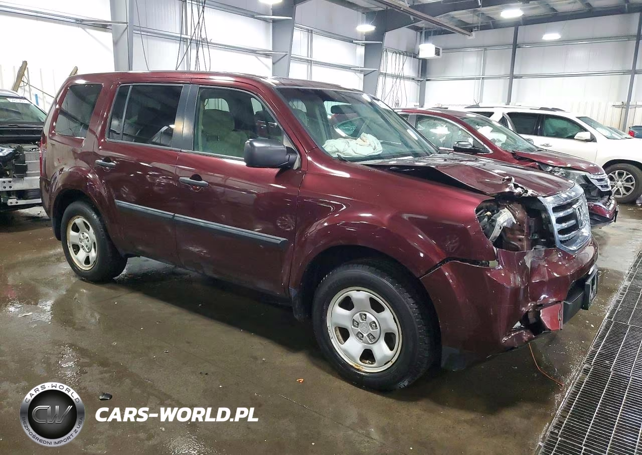 2015 Honda Pilot Lx VIN:5FNYF4H28FB020876 - 4