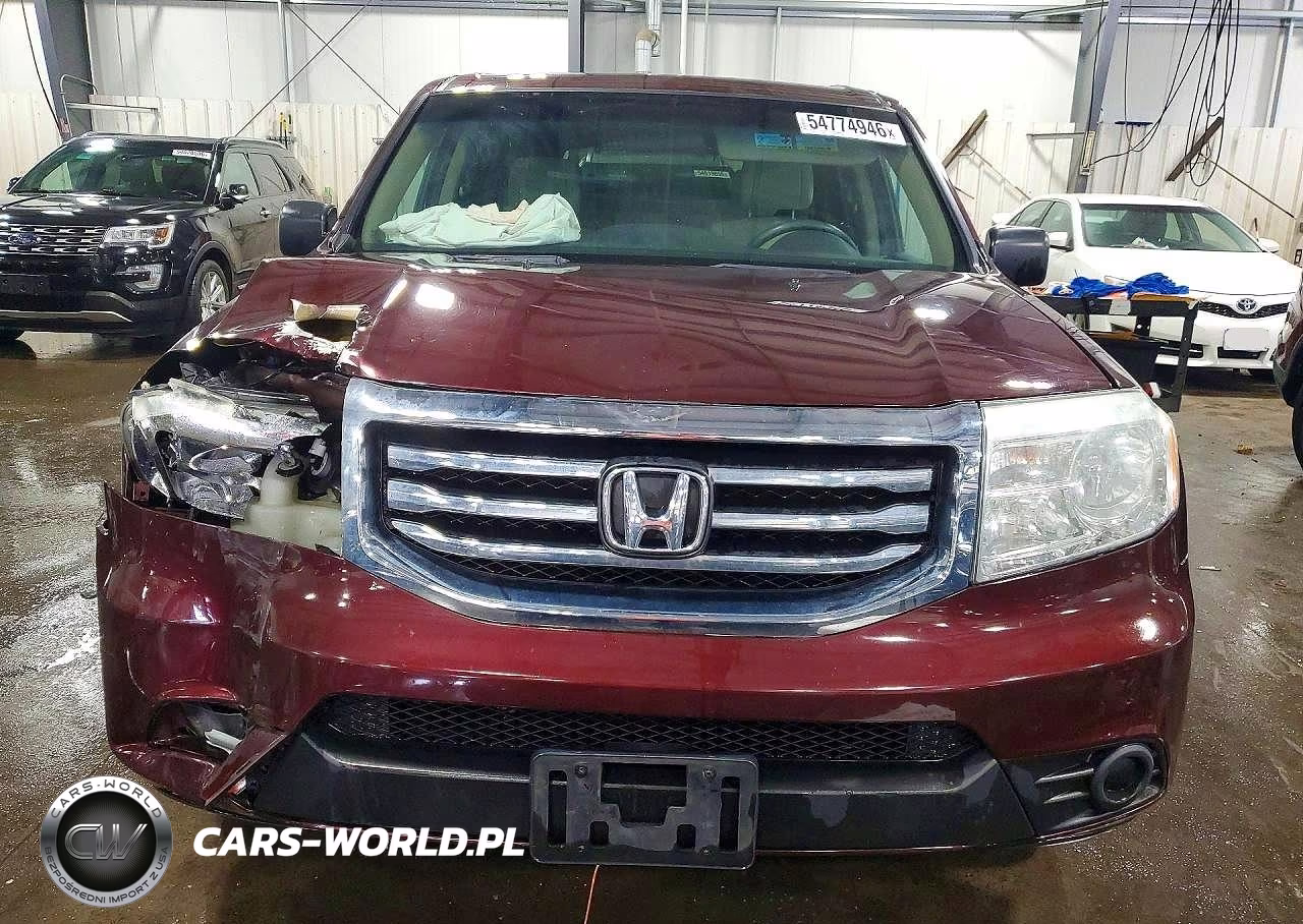 2015 Honda Pilot Lx VIN:5FNYF4H28FB020876 - 5